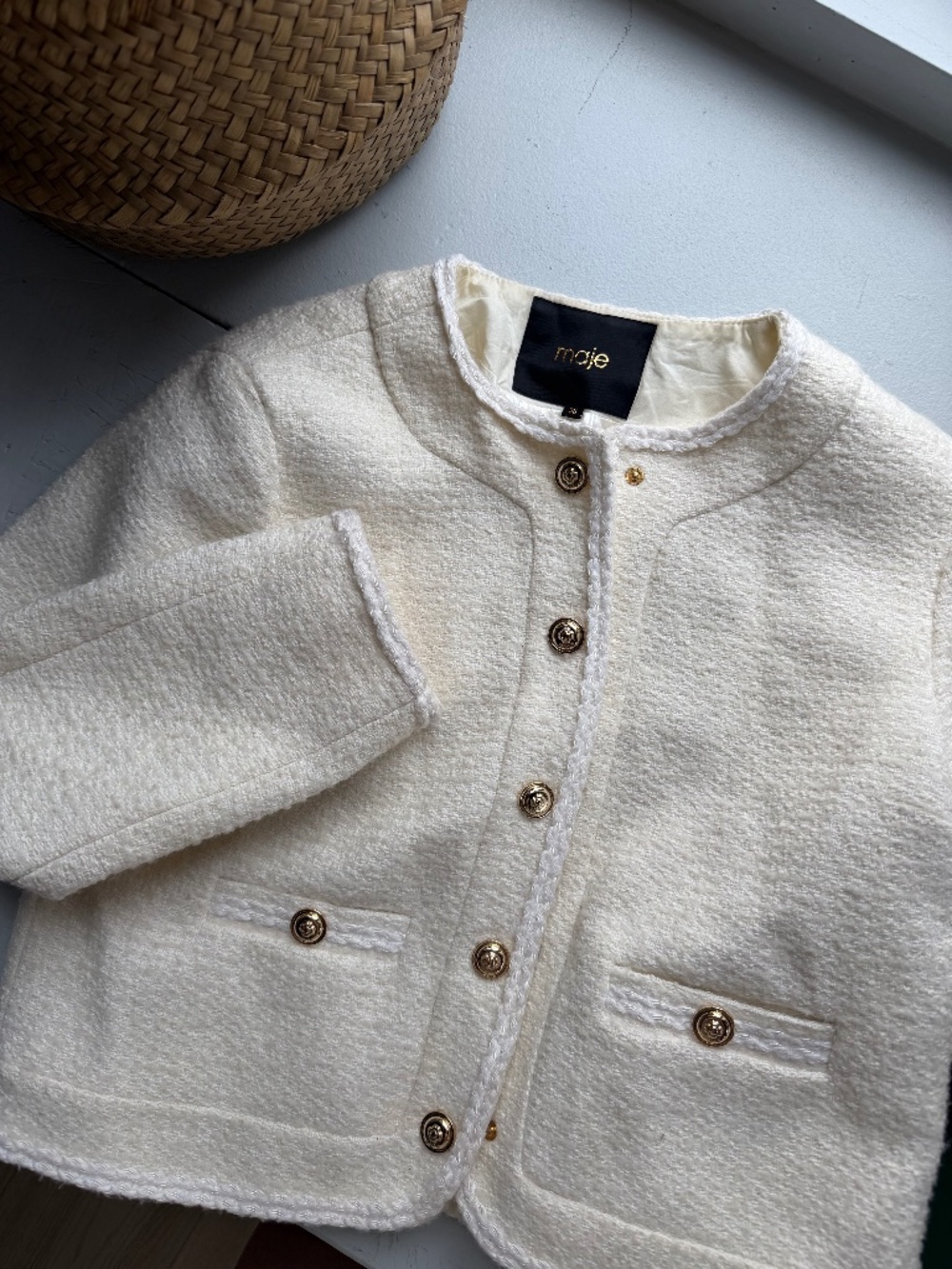 Maje tweed blazer size s - Picture 1 of 7
